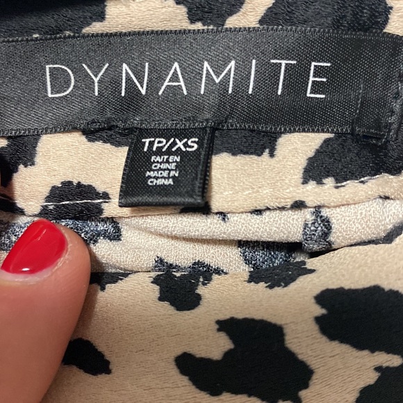 Dynamite leopard asymmetrical skirt size XS - Picture 4 of 4